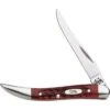 Case 792 Small Folding Texas Toothpick With Red Bone Handle -Knives Discount Store 100807 100829