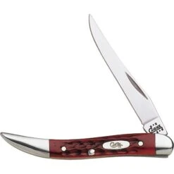 Case 792 Small Folding Texas Toothpick With Red Bone Handle