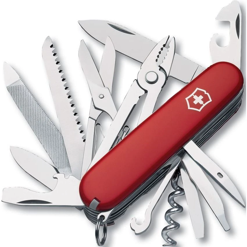 Swiss Army 13773X2 Handyman Folding Pocket Knife With Red Handle 3 Swiss Army 13773X2 Handyman Folding Pocket Knife With Red Handle
