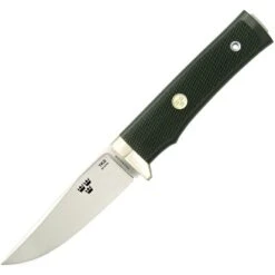 Fallkniven TK2 Tre Kronor Fixed Blade Knife With Black Thermorun Handle