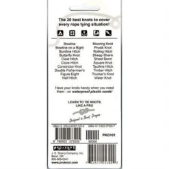 Pro-Knot O101 Outdoor Knot Waterproof Plastic Cards -Knives Discount Store 110063