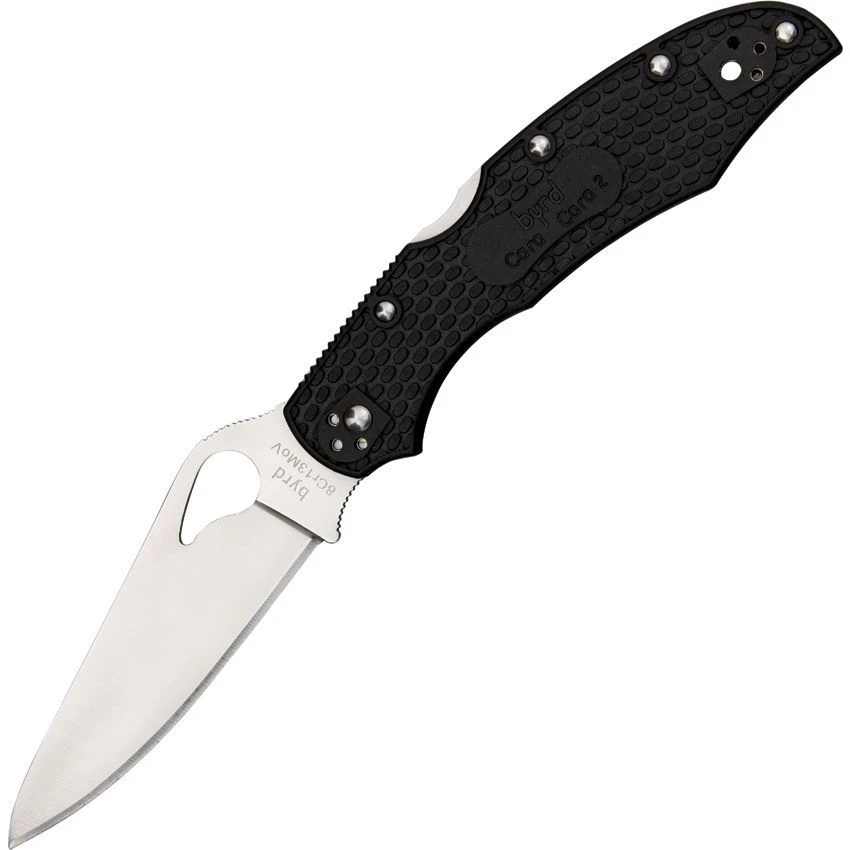 Byrd 03PBK2 Cara Cara 2 Lockback Folding Stainless Pocket Clip Point Knife With Black Frn Handles 3 Byrd 03PBK2 Cara Cara 2 Lockback Folding Stainless Pocket Clip Point Knife With Black Frn Handles