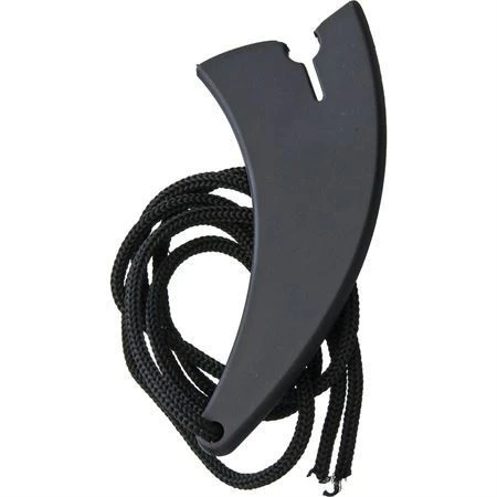 Miscellaneous 4374 Neck HyperBeast Knife With Black Finger Grooved Nylon Handle 4 Miscellaneous 4374 Neck HyperBeast Knife With Black Finger Grooved Nylon Handle - Image 2