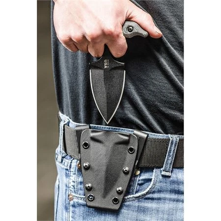 TOPS Knives TOPS ISTK01 I-Stick Push Dagger Fixed Blade Knife With Black Canvas Micarta Handle 6 TOPS Knives TOPS ISTK01 I-Stick Push Dagger Fixed Blade Knife With Black Canvas Micarta Handle - Image 4