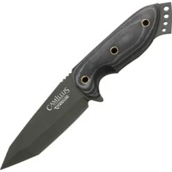 Camillus 18509 Fixed Stainless Blade Knife With Ergonomic Micarta Handles