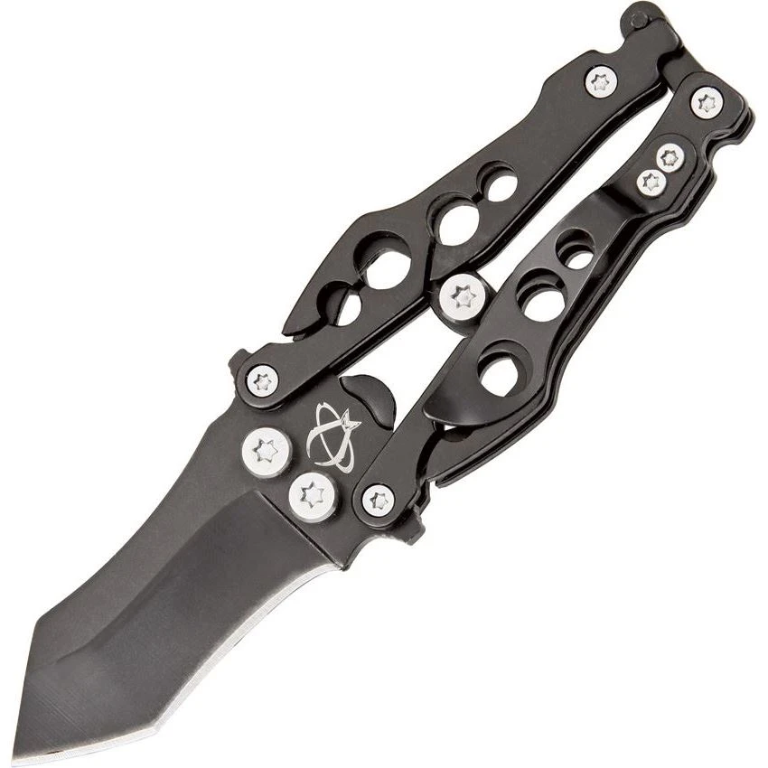 Mantis BK2B Bottleneck Butterfly Pocket Knife With Stainless Handles 3 Mantis BK2B Bottleneck Butterfly Pocket Knife With Stainless Handles