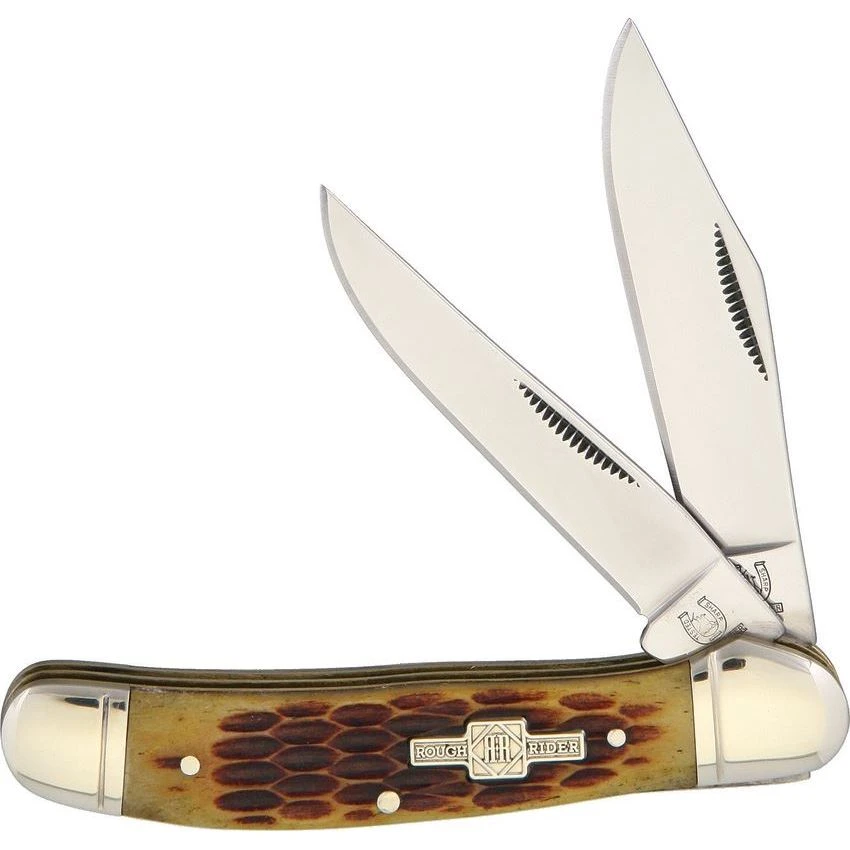 Rough Rider 043 Copperhead Folding Pocket Knife With Jigged Bone Handle 3 Rough Rider 043 Copperhead Folding Pocket Knife With Jigged Bone Handle
