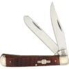 Rough Rider 266 Trapper Folding Pocket Knife With Red Bone Handle 2 Rough Rider 266 Trapper Folding Pocket Knife With Red Bone Handle -Knives Discount Store 123234 123263