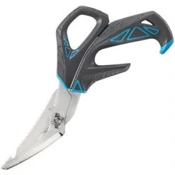 Gerber 3554 Processor Fishing Shears Salt With Gray And Blue GRN And TPE Handles 8 Gerber 3554 Processor Fishing Shears Salt With Gray And Blue GRN And TPE Handles -Knives Discount Store 128425