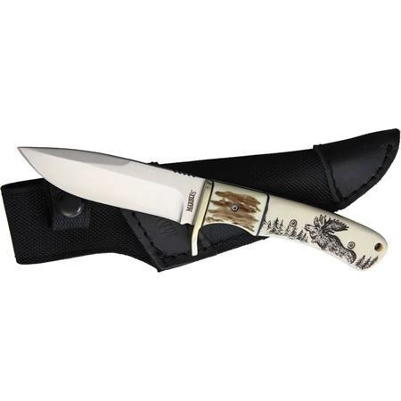 Marbles Outdoors Knives 440 Fixed Blade Scrimshaw 5 Marbles Outdoors Knives 440 Fixed Blade Scrimshaw - Image 3