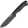Becker 16 Short Drop Point With Standard Edge 1095 Carbon Steel Drop Point & Zytel Handles Fixed Blade Knife