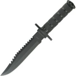 China Made M3543 Survival Black Fixed Blade Knife