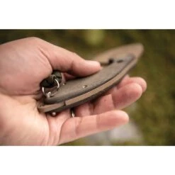 TOPS Knives TOPS SKIN01 Backwoods Skinner Fixed Coyote Tan Finish Blade Knife With Green Canvas Micarta Handles -Knives Discount Store 150362