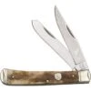 Rough Rider 1406 Trapper Folding Pocket Knife With Brown Appaloosa Bone Handle -Knives Discount Store 156642 156671