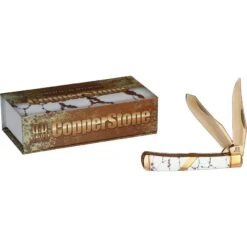 Rough Rider 1527 Copperstone Trapper Stainless Knife Synthetic Stone Handle -Knives Discount Store 156815