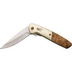 Browning 0470 Nine Mile Framelock A/O Burl -Knives Discount Store 163519