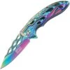 MTech MTA822RB Flame Linerlock Assisted Opening Rainbow Stainless Folding Pocket Knife With Aluminum Handle 1 MTech MTA822RB Flame Linerlock Assisted Opening Rainbow Stainless Folding Pocket Knife With Aluminum Handle -Knives Discount Store 183744 183773