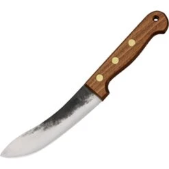 Svord Peasant FK2 Farmers Upswept Standard Edge Tool Steel Razor Blade Knife With Brown HardWood Handle