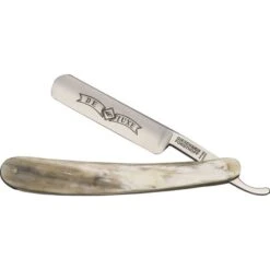 Timor M570 Straight Razor With Horn Handle