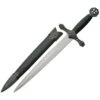 China Made 211166 Celtic Stainless Dagger Fixed Blade Knife With Black Metal Handle