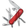 Swiss Army 23903SEX2 Evogrip Multi-Tool Locking Blade Folding Pocket Knife With Red Handle
