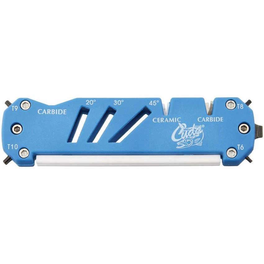 Camillus 18097 Cuda Knife Shear And Hook With Blue Composition Housing 3 Camillus 18097 Cuda Knife Shear And Hook With Blue Composition Housing
