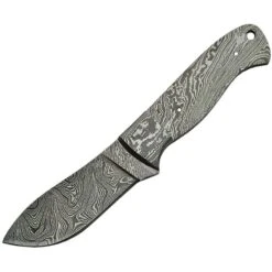 Damascus DM2729DM Skinner Fixed Blade Knife With Damascus Steel Bolster Construction