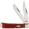 Rough Rider 1498 Trapper Folding Pocket Knife With Strawberry Sawcut Handle -Knives Discount Store 208475 208503
