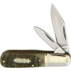 Marbles 365 Ram's Horn Small Barlow Folding Knife With Stainless Steel Construction Blade