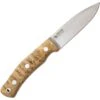 Casstrom 13118 No.10 Forest Curly Birch Fixed Flat Grind Blade Knife With Curly Birch Wood Handles -Knives Discount Store 210512 210535