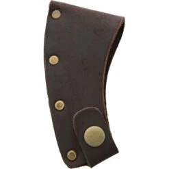 Prandi 706001 Prandi Axe Blade Cover Leather Brown Leather Sheath