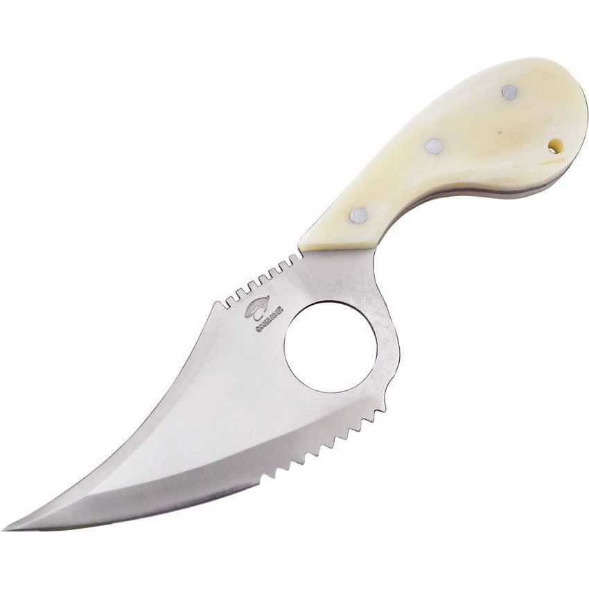 Frost OC141SB The Snook Smooth Bone Fixed Blade Knife 3 Frost OC141SB The Snook Smooth Bone Fixed Blade Knife