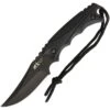 Frost BKH02B Hills Bushmaster Fixed Blade Knife With Black Rubberized ABS Handle -Knives Discount Store 216116 216130