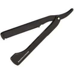 Razolution 83501 Exchangeable Blade Razor With Black Stainless Handle