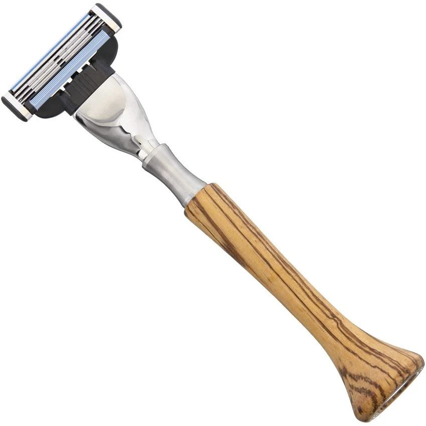 Razolution 81853 Razolution System Razor With Zebra Wood Handle 3 Razolution 81853 Razolution System Razor With Zebra Wood Handle
