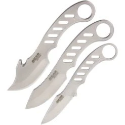 Bear Edge 61520 3-Piece Game Set With Sheath Fixed Blade Knife