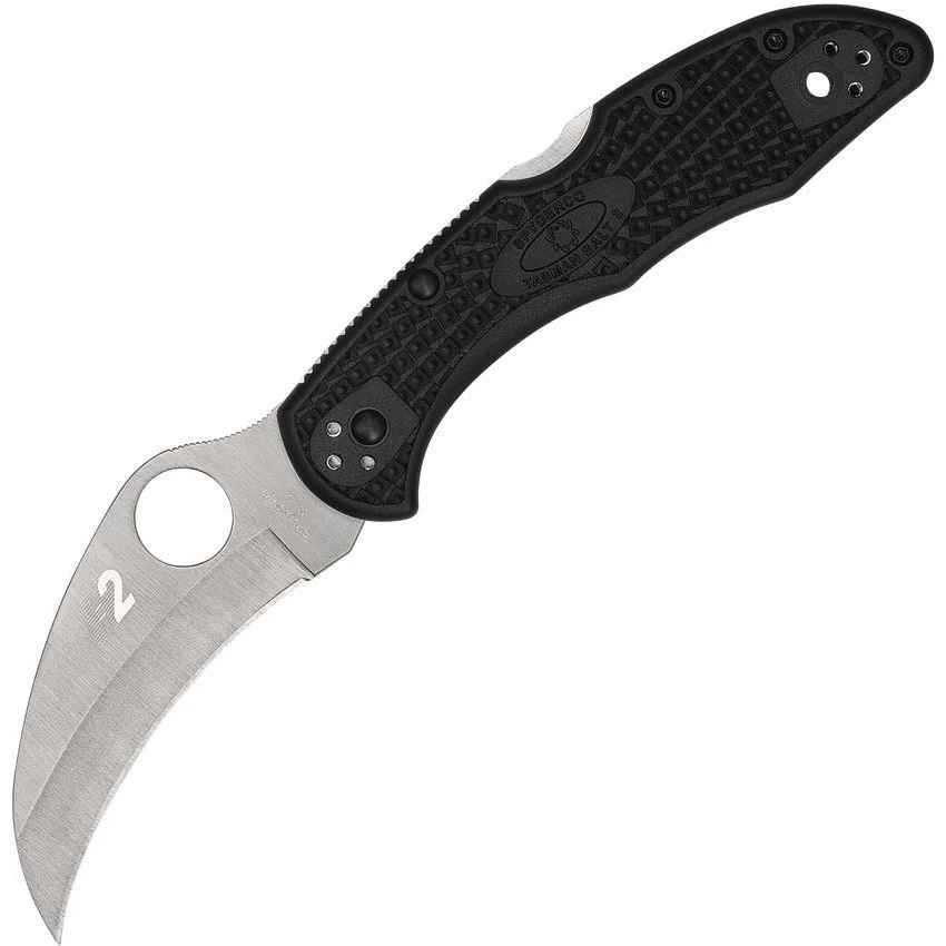 Spyderco 106PBK2 Tasman Salt 2 Lockback Folding Pocket Knife 3 Spyderco 106PBK2 Tasman Salt 2 Lockback Folding Pocket Knife