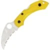 Spyderco 28SYL2HB Dragonfly 2 Salt Lockback Folding Pocket Knife With Yellow Textured FRN Handle -Knives Discount Store 217701 217708