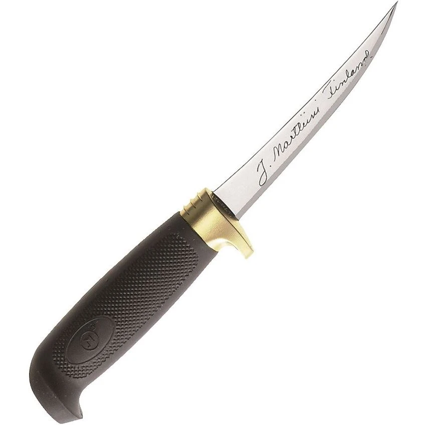 Marttiini 816014 Condor Golden Trout Fillet Knife With Black Textured Rubber Handle 3 Marttiini 816014 Condor Golden Trout Fillet Knife With Black Textured Rubber Handle