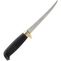 Marttiini 836015 Condor Golden Trout Fillet Knife With Black Textured Rubber Handle