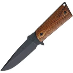 Ultimate Survival XKW M1911 Fixed Blade Knife With Checkered Walnut Handle