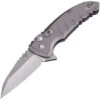 Hogue 24162 X1 Microflip Button Lock Knife With Gray Matte Finish Aluminum Handle -Knives Discount Store 221319 221323