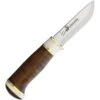 Karesuando 4040 Hieno Knife With Brown Curly Birch And Reindeer Horn Handle 2 Karesuando 4040 Hieno Knife With Brown Curly Birch And Reindeer Horn Handle -Knives Discount Store 221348 221352