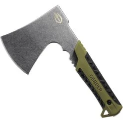 Gerber 3482 Pack Hatchet Stainless Axe With OD Green FRN Handle