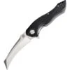 Artisan 1816PBKF Eagle Linerlock Steel Curved Blade Knife With Black G10 Handle