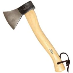 Prandi 0310T Germany Style Hatchet Partially Polished Blade With Hickory Handle