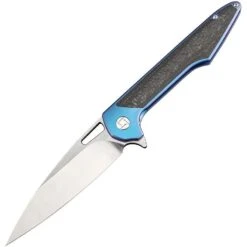 Artisan 1821GBUM Archaeo Framelock Knife Blue M390