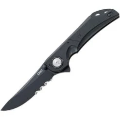 Columbia River Knife & Tool CR-5401K Seismic Folding Knife With Black Hollow