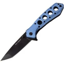 Tac Force 1010BL Linerlock Knife Assist Open Blue