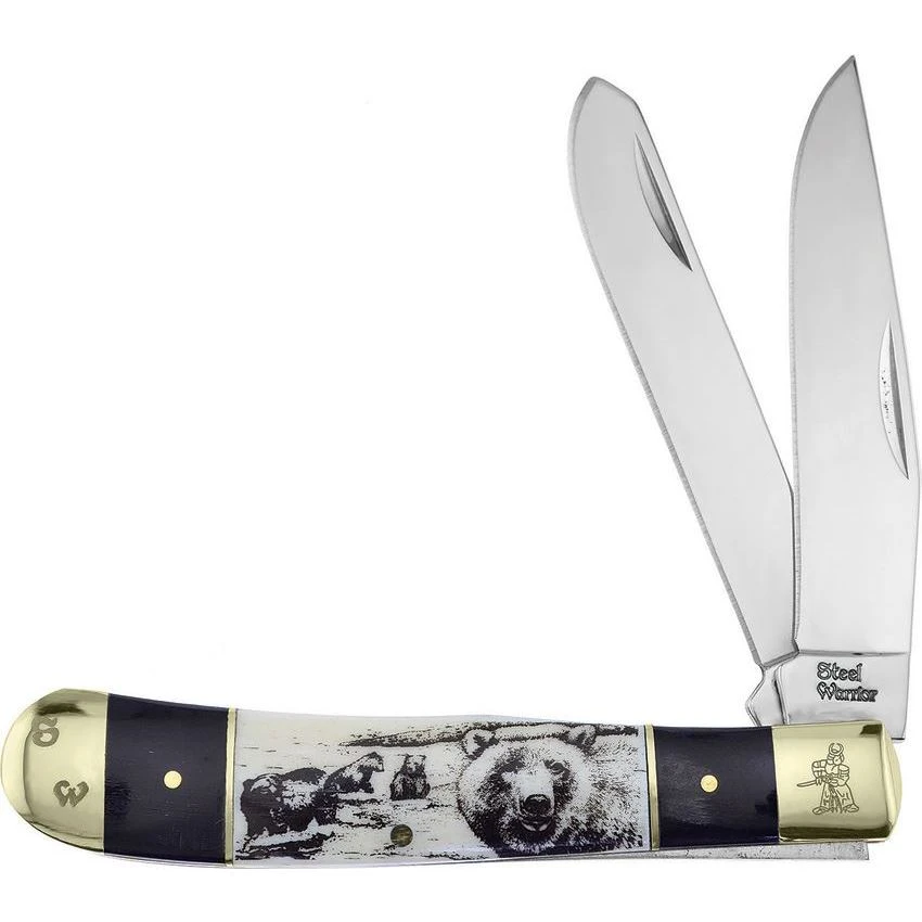 Frost Cutlery & Knives 108BHSBB Bear Trapper Buffalo Horn 3 Frost Cutlery & Knives 108BHSBB Bear Trapper Buffalo Horn